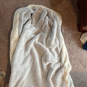 Nordstrom Soft Gray Sherpa Coat